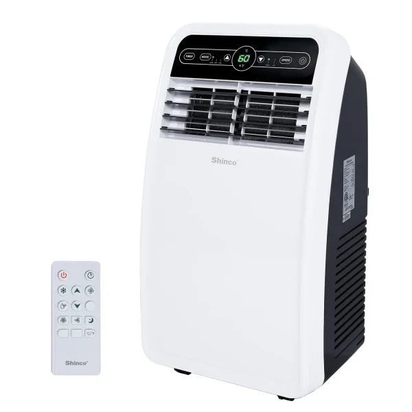 Shinco 8,000 BTU Portable Air Conditioner with Built-in Cool, Dehumidifier & Fan Modes for Room up to 200 sq.ft
